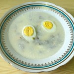 Zupa szczawiowa z jajkiem