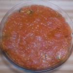 Roladki z bakłażana zalane sosem pomidorowym
