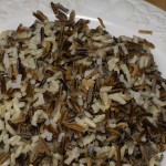 Razowy i dziki ryż wymieszane