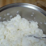 Ryż do sushi wymieszany z zaprawa